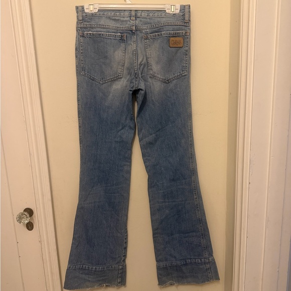 Chloe Classic Blue Flared Women Jeans - Picture 2 of 15